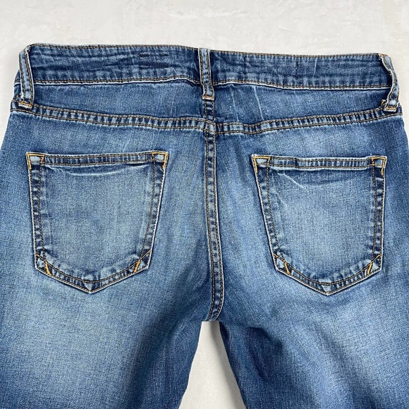Pilcro and the Letterpress Anthropologie Jeans Low Rise Straight Women's Size 26 - Picture 13 of 16